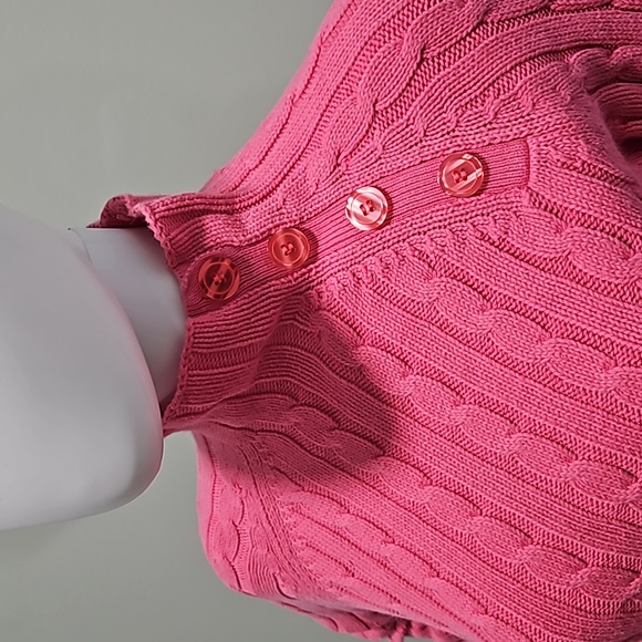 Wainscott Mock Turtleneck Cable Knit Sweater - Picture 2 of 8